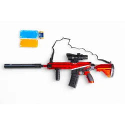 Дитячий іграшковий автомат на орбізах АК-47 гель бластер Орбіган Глушник приціл акумулятор Розмір 96 см